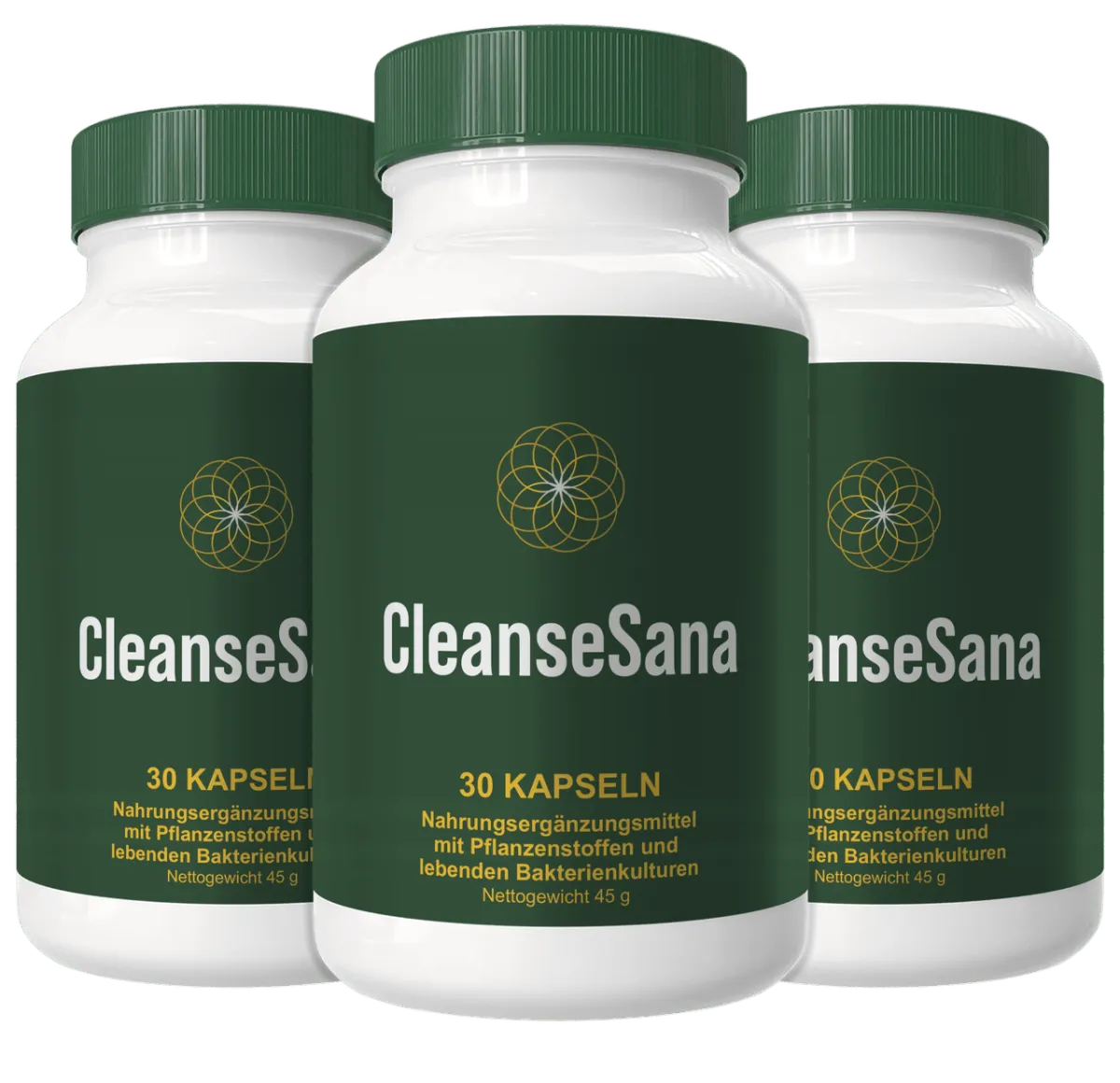 CleanseSana supplement product packaging