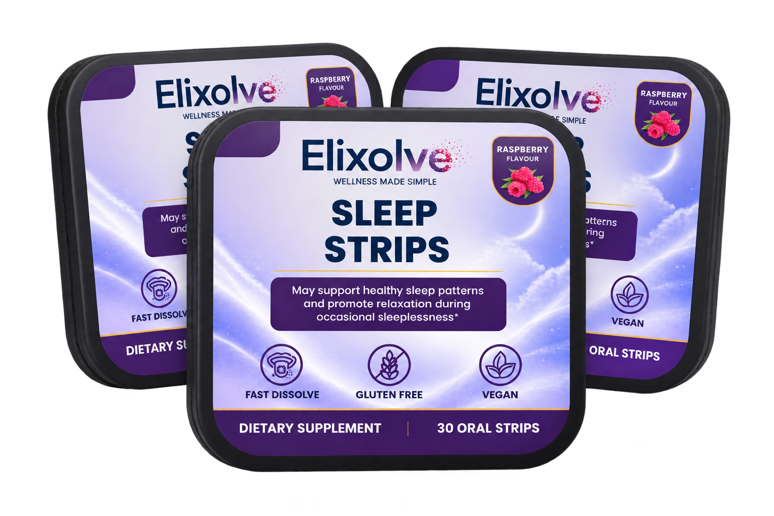 Elixolve supplement product packaging